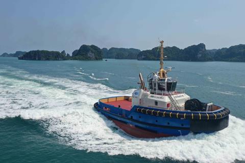 'Jawar Al Klhaleej's trio of ASD 2813 tugs are characterised by their high freeboard (Damen)